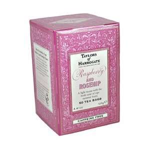 Taylors of Harrogate Raspberry and Rosehip Tea (50 Tea Bags) Case of 4 