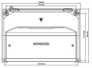 Kenwood KAC 7204 1000 Watt Max Power Stereo Bridgeable Amplifier with 