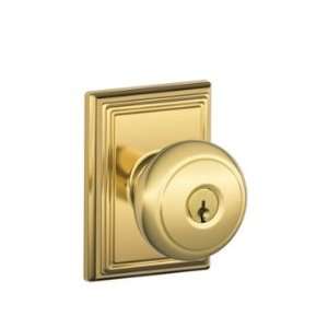  Schlage F51AND/ADD Andover Keyed Door Knob Set with the 