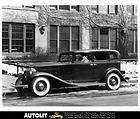 1932 Packard Sedan Factory Photo Coach Hunk Anderson