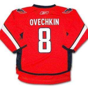 NHL Reebok Washington Capitals Alex Ovechkin Kids Size 4 7 Hockey 