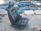VOLVO SEAT SEATS DRIVER & PASSENGER LEATHER GRAY POWER  