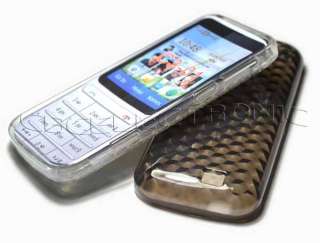 2x New TPU Gel skin silicone case for Nokia C3 01 C301  