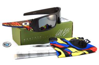 New OAKLEY GASCAN Signature Montoya Sunglasses Matte Black Iridium 