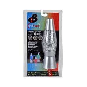   Series 2501 Battery Powered 6in Color Phasing Mini Glitter Lava Lamp