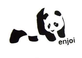 Enjoi Skateboards Panda Logo Skateboard Sticker Decal  