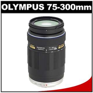 Olympus M.Zuiko ED 75 300mm f/4.8 6.7 Digital Zoom Lens (Black)