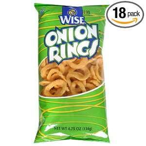 Wise Snacks Onion Rings, 4.75 Ounce Bags Grocery & Gourmet Food