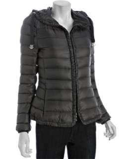 Moncler grey quilted Mayotte down filled hooded jacket   up 