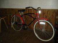   Monterey Beach Cruiser Retro Two Tone Red Bike Bicycle Vintage  