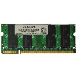  DDR2 2GB 800Mhz SODIMM RAM   AUM DDR2 800MHz PC6400 2GB 