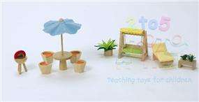 Voila Dolls House Toys~Patio and Garden Furniture Set  