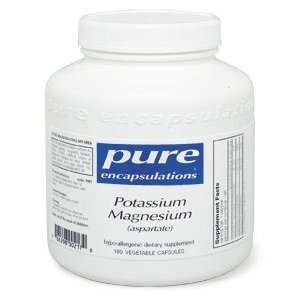 Potassium/Magnesium (aspartate) 180 Capsules   Pure Encapsulations