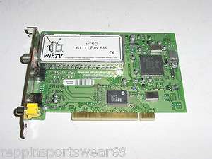 WinTV Hauppauge PCI TV Tuner Card NTSC 61111 REV AM H90ROBINS  