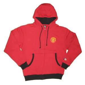  Manchester United Authentic EPL Zippered Hoodie Size Large 