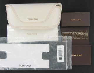   the tom ford eyewear collection includes tom ford case cleaning cloth