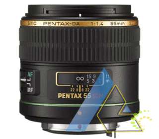 Pentax Telephoto SMC 55mm f/1.4 DA* SDM Autofocus Lens 0027075147348 