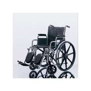  Medline Excel 2000 Standard Wheelchair (18   Fixed Arm 