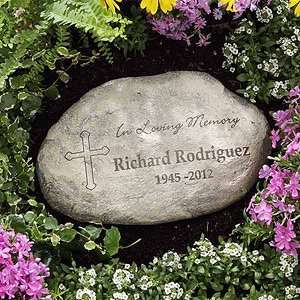  Personalized Garden Memorial Stones   In Loving Memory 