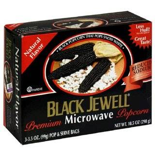 Black Jewell Premium Microwave Popcorn, Natural, 10.5 Ounce Boxes 