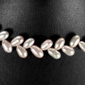 Unheated 155.17 Ct. Natural pink Pearl Strand Length 16 Inch.  