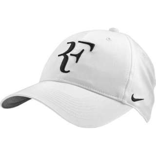NWT Nike RF Tennis Hybrid Cap/Hat Roger Federer 2009 White/Black *100% 