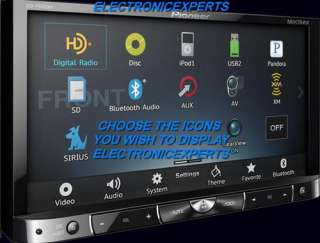 Brand New PIONEER AVH P8400BH 7 Touch HD Dvd Receiver w/ Bluetooth 