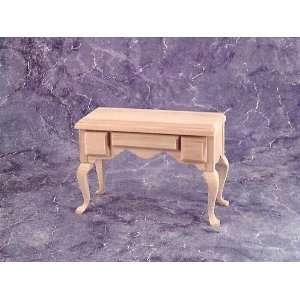  Dollhouse Miniature Unfinished Furniture   Ladies Desk 