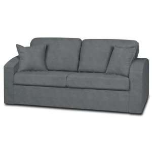  Mission Federal Faux Leather Bay Sofa