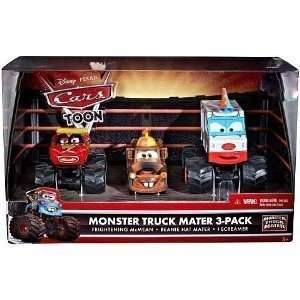  Disney Toon Cars Monster Truck Mater 3 Pack Toys & Games