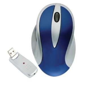  Wireless Large Optical Mouse with 5 Buttons  WRMS160Blue 