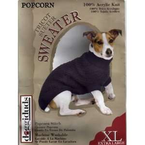  Popcorn Style Dark Blue Pet Sweater Size XLarge Kitchen 
