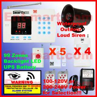   Wireless Home Security UPS Power Alarm System Tracking Post P8  