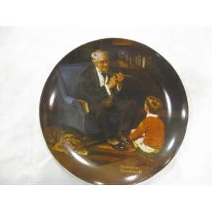  Norman Rockwell Collectors Plate The Tycoon 1981 Toys 