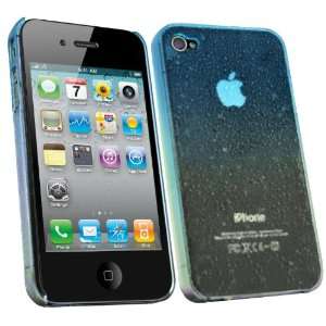  WalkNTalkOnline   Apple iPhone 4 Blue Waterdrop Textured 
