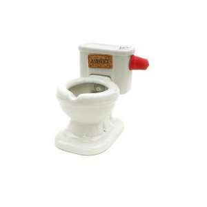   Ashtray Gag Novelty Gift Toy/cute Ceramic Toilet Seat Ashtray Toys