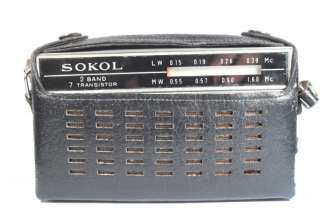 VINTAGE USSR RUSSIAN RADIO SOKOL/7 TRANSISTOR  