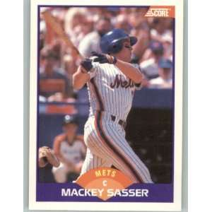  1989 Score #303 Mackey Sasser   New York Mets (Baseball 