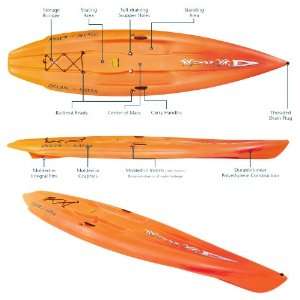  Ocean Kayak 11 Feet Nalu Hybrid Stand Up Sit On Top 