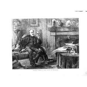    1872 Joseph Mazzini Study Brompton Bird Cage House