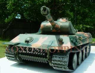 Upgraded Heng Long 116 scale RC Panther Tank   Full functions  