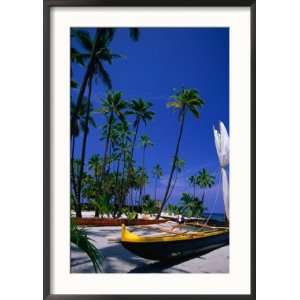  Outrigger Canoe on the Sand at Puuhonua O Honaunau on the 