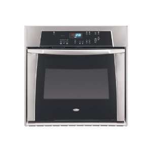   in. Single Electric Wall Oven with Formed Door Styling, Glass Touch Co