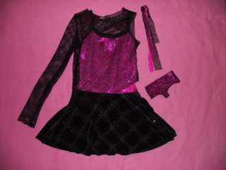 Girls A Wish Come True 80s Dance Costume Pageant Wear Size Large 