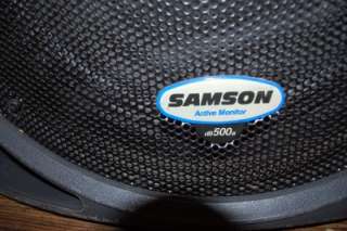 Pair Samson dB500A Powered PA Speakers (500W, 15 in.)  