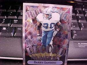 1999 Topps Chrome ~Record Numbers~ Barry Sanders  
