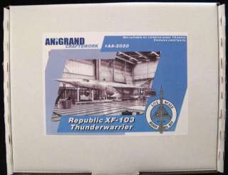   Anigrand REPUBLIC XF 103 THUNDERWARRIOR Prototype Jet Fighter  