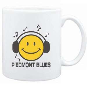 Mug White  Piedmont Blues   Smiley Music  Sports 
