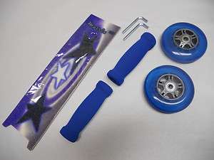 Replacement Razor Scooter Wheels Set   Blue  