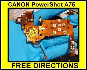 CANON PowerShot A75 OPTION PAD DIGITAL CAMERA PARTS W/REPLACEMENT 